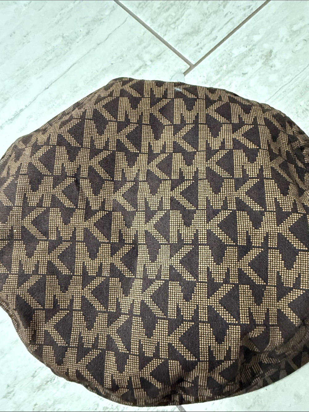 Michael Kors Brown Monogram Bucket Hat.. ladies size s/m.. nwt - Picture 5 of 6